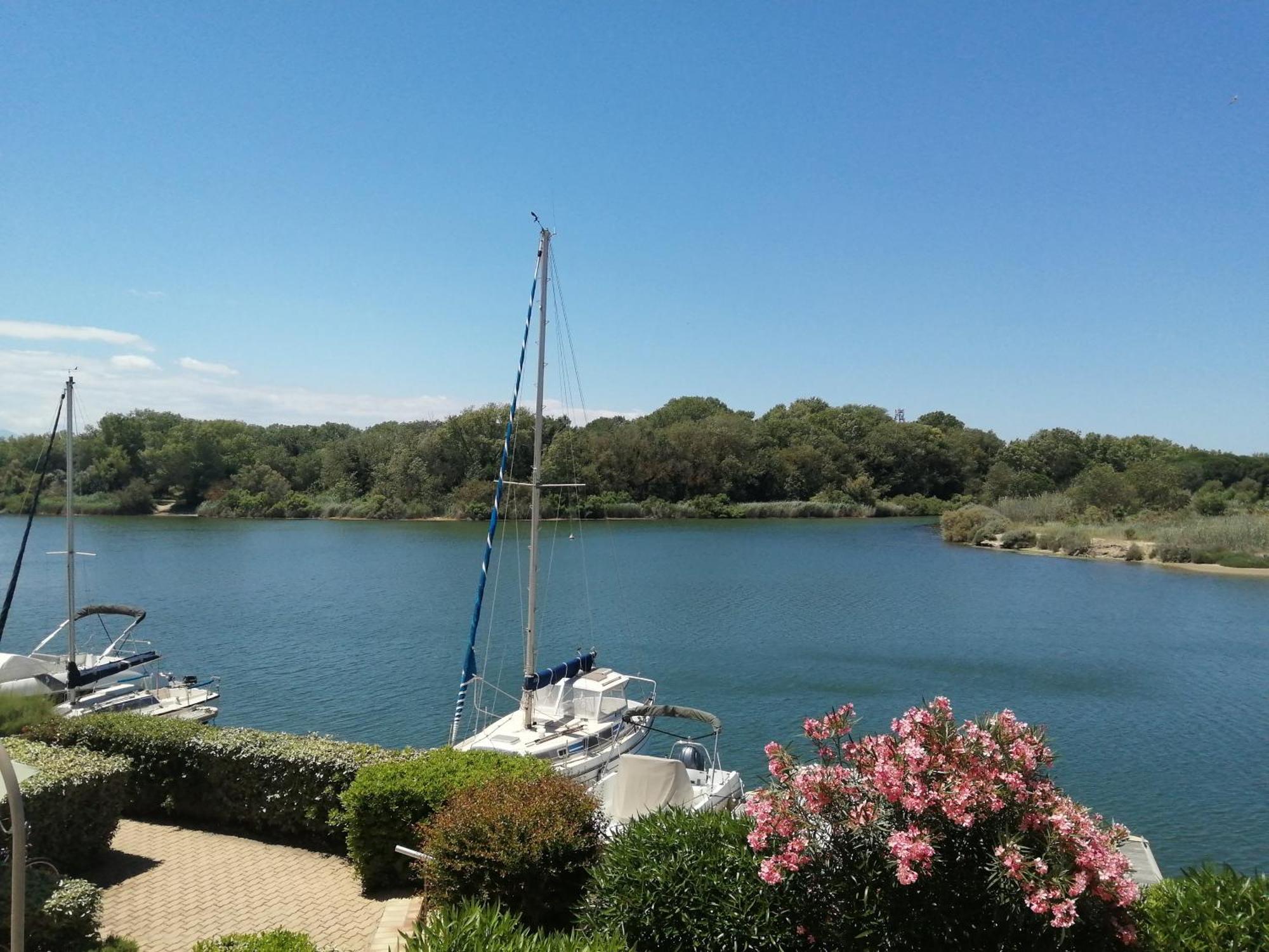 Vue Lagune Et Bateaux A 100M De La Plage Saint-Cyprien  Exterior foto